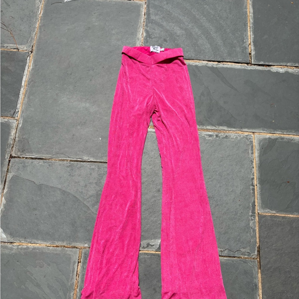 Princess Polly Pink Casual High-Waisted Pants